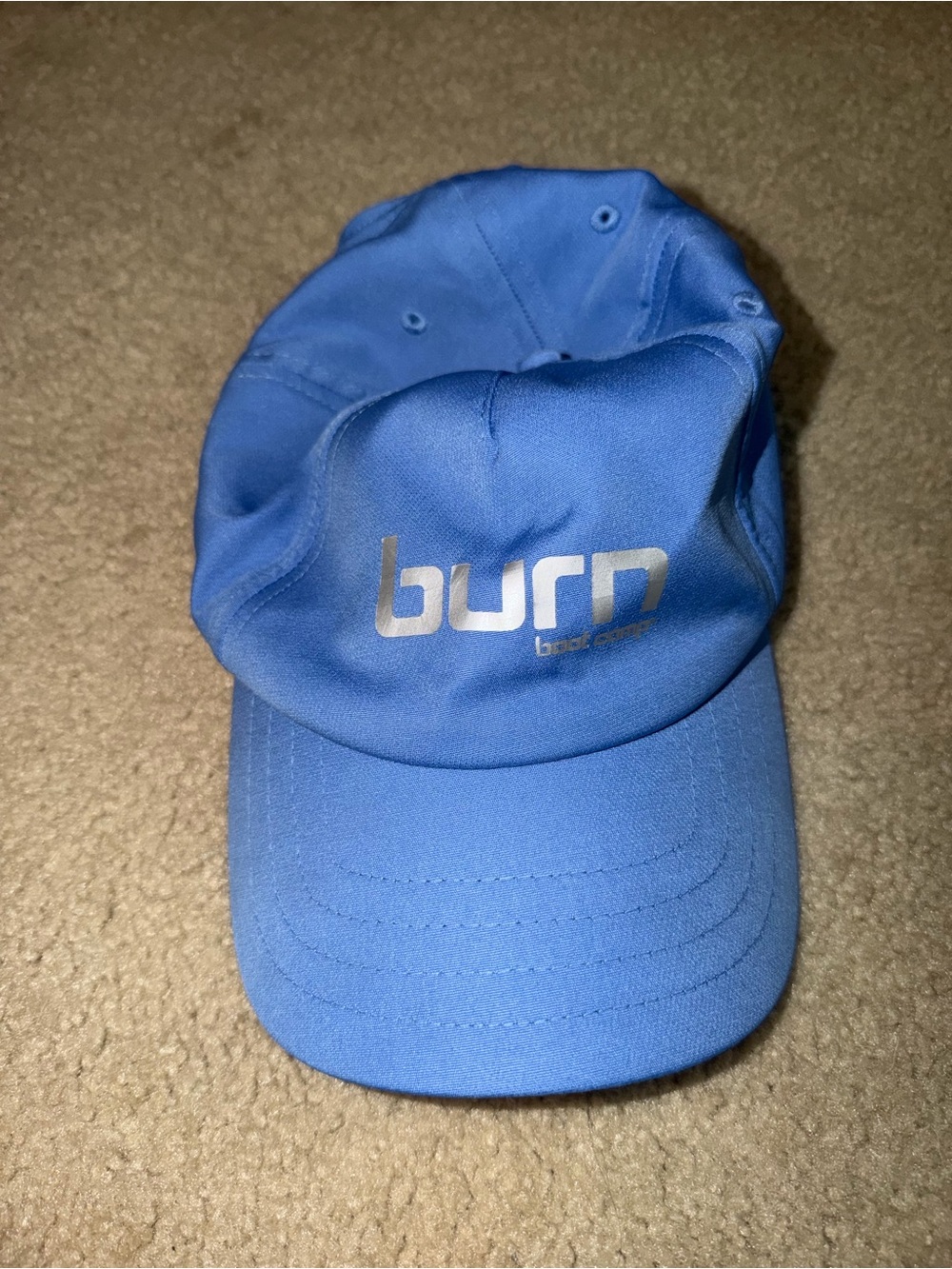 Blue burn boot camp performance Cap